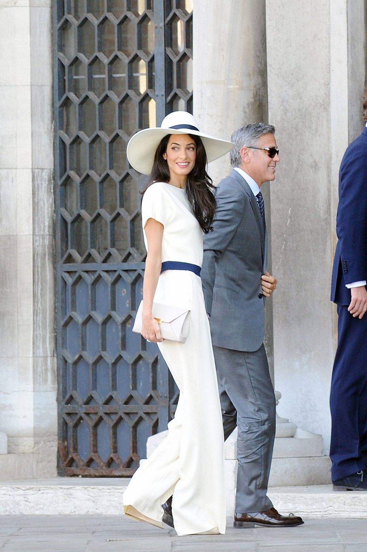 Amal Clooney i George Clooney we Włoszech