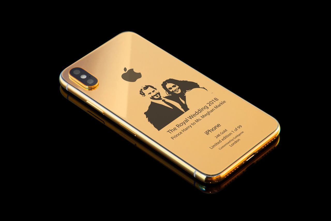 iPhone X Royal Wedding Edition. 24-karatowy smartfon na cześć ślubu Harry'ego i Meghan
