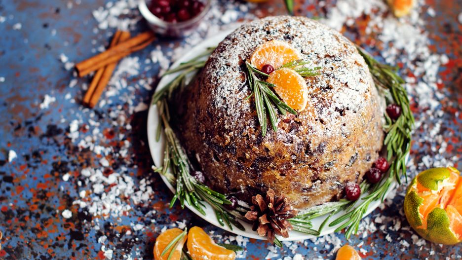Christmas pudding w wersji z mandarynką
