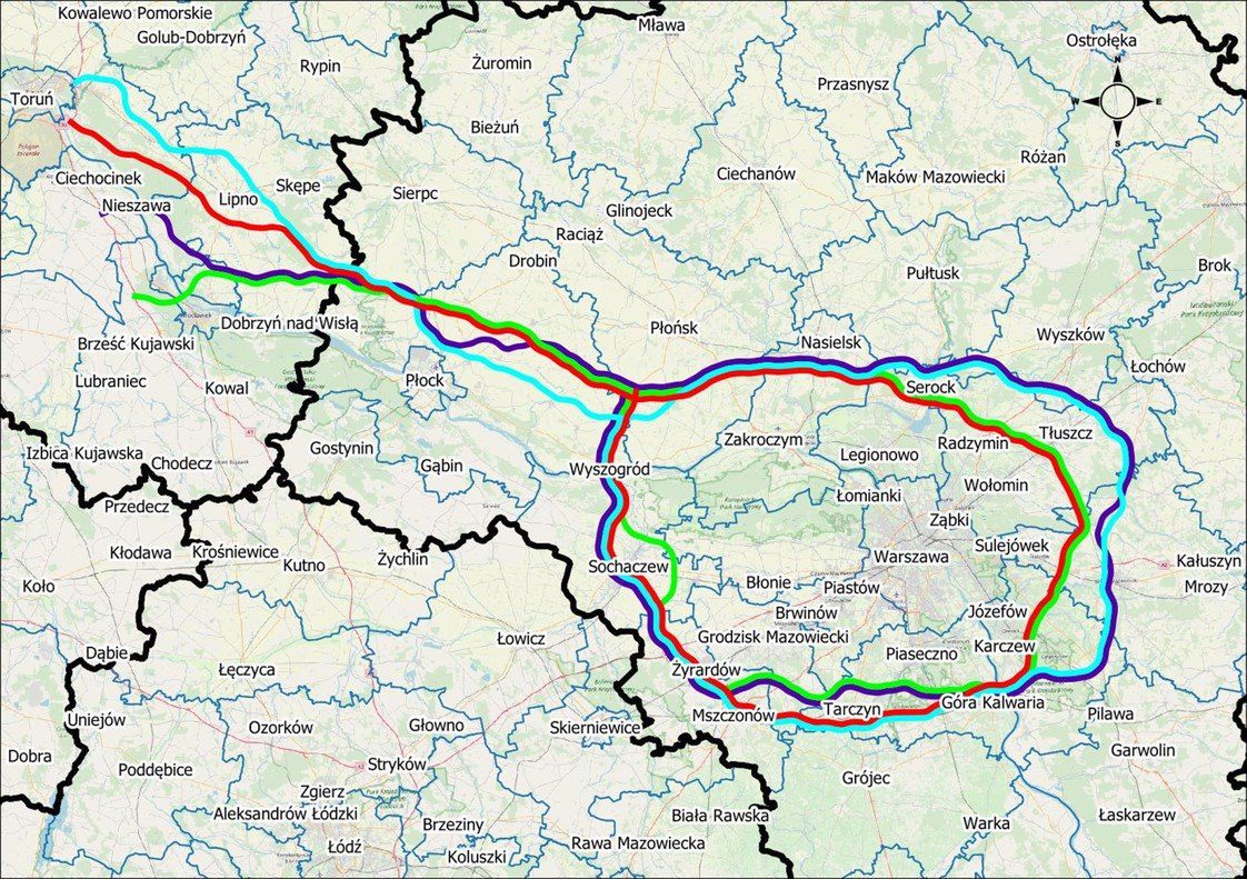 GDDKiA przedstawia gigantyczną inwestycję. Jakby dziecko bawiło się kredkami