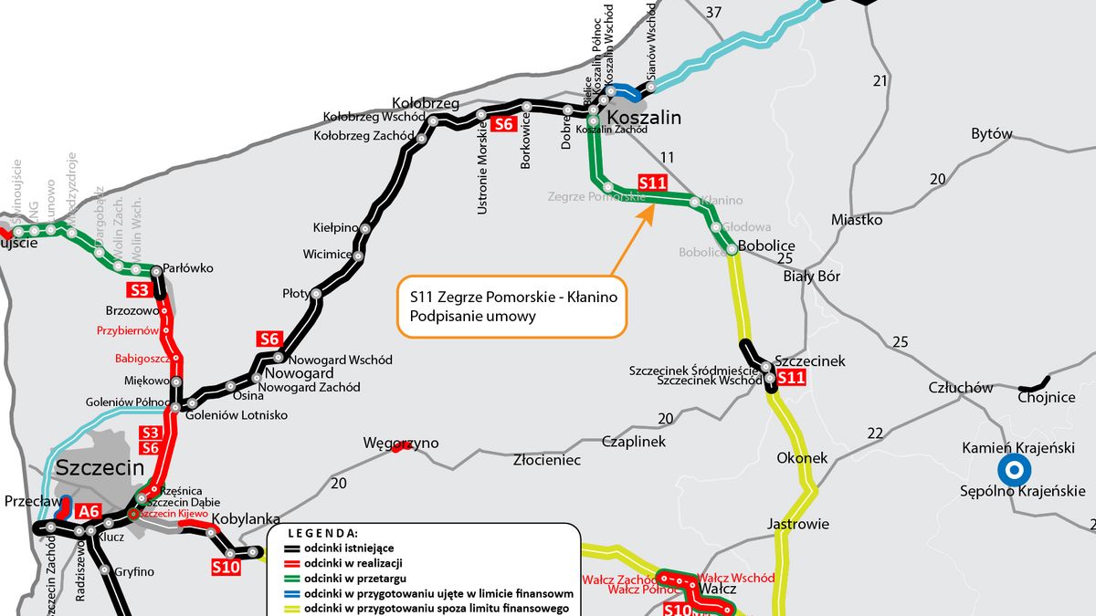 Umowa na budowę kolejnego odcinka trasy S11 podpisana