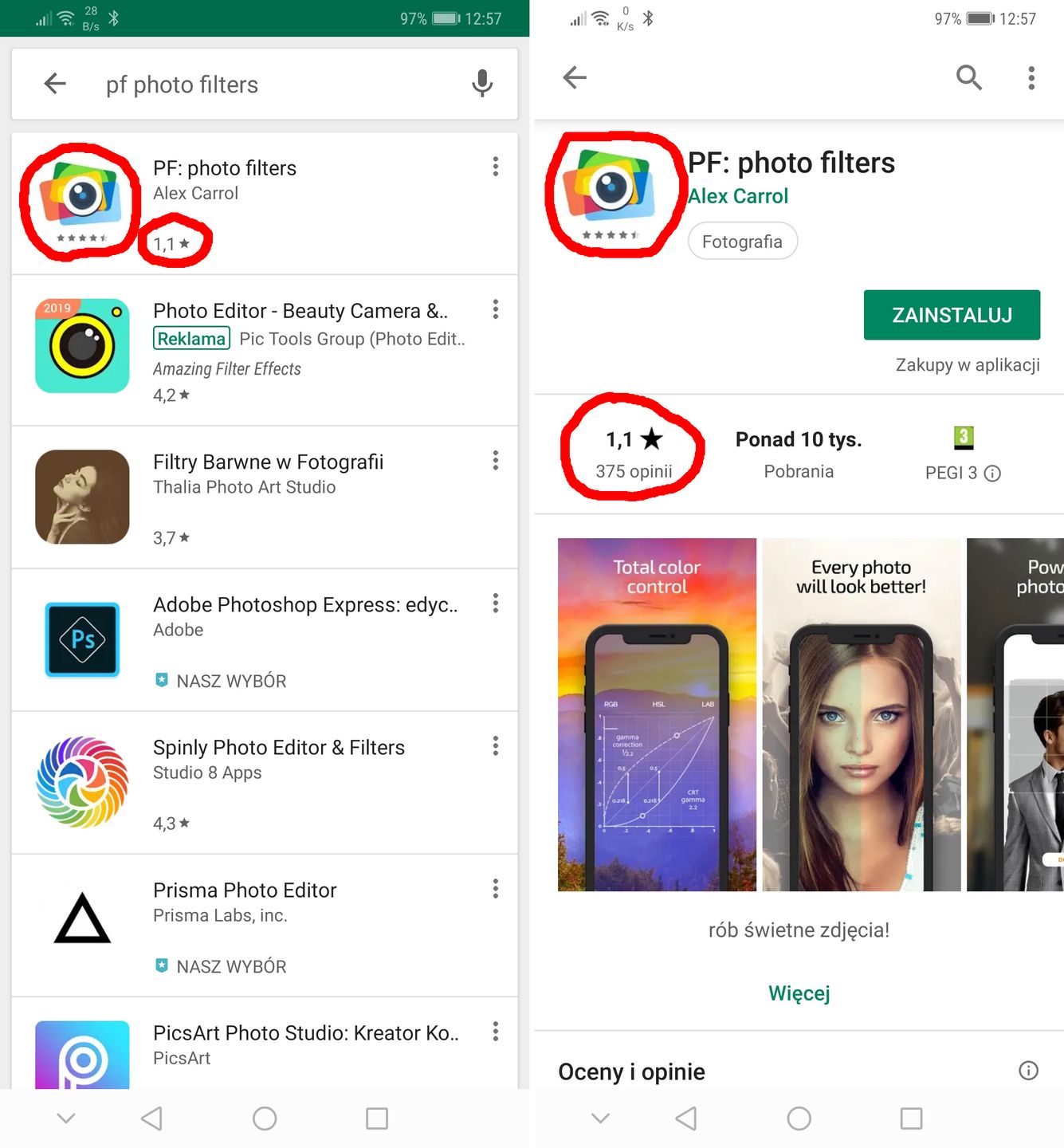 Google Play to raj dla naciągaczy. Znaleźli sposób na zdobycie zaufania użytkowników 3