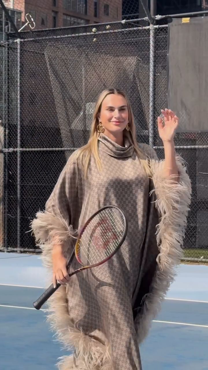 Aryna Sabalenka w kampanii Gucci