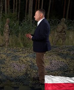 Błaszczak udziela wywiadu TVP. Nagle pojawiają się żołnierze