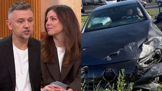 Krzysztof Czeczot opowiedział o wypadku samochodowym: "MYŚLAŁEM, ŻE ZABIJĘ TĘ PANIĄ, bo nasze auto było duże". Zwrócił się do niej na wizji