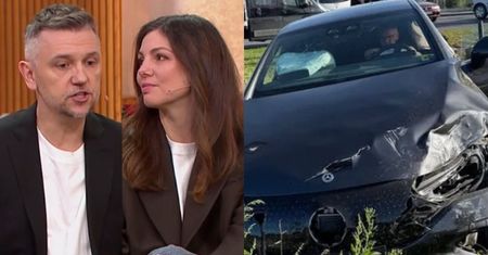 Krzysztof Czeczot opowiedział o wypadku samochodowym: "MYŚLAŁEM, ŻE ZABIJĘ TĘ PANIĄ, bo nasze auto było duże". Zwrócił się do niej na wizji