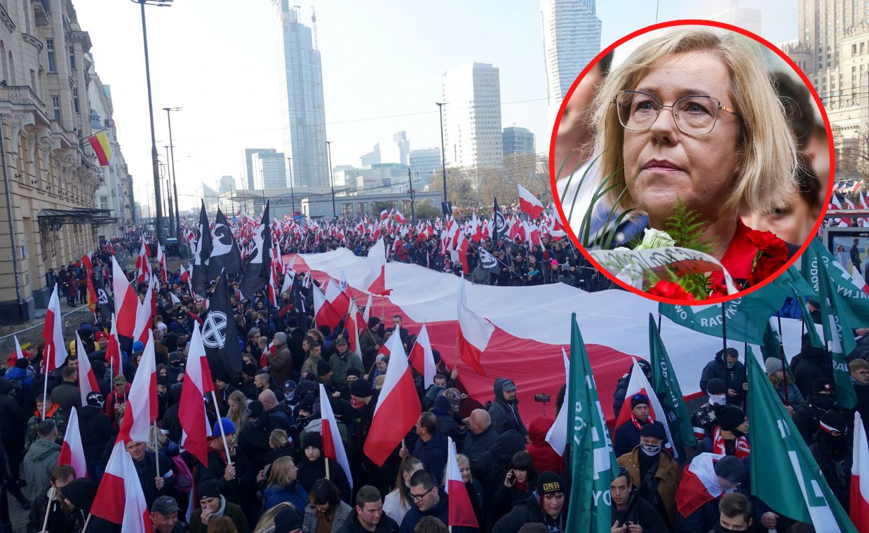 Barbara Nowak pisze o Bąkiewiczu. Wspomina o "zaprzańcach"