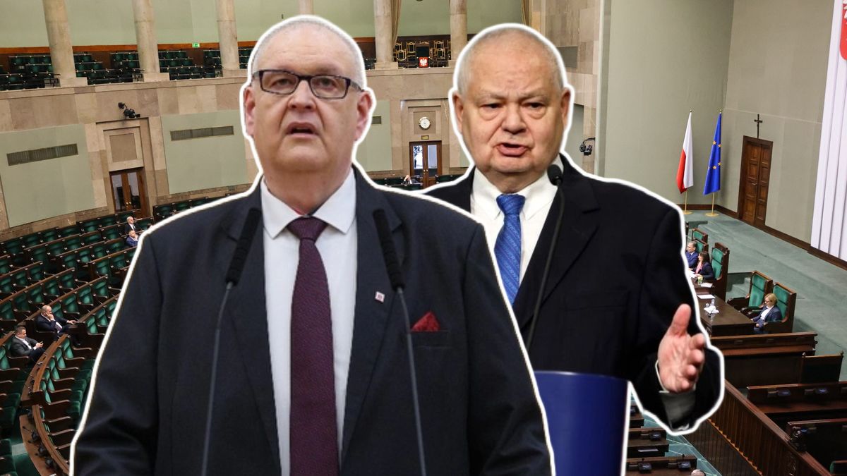 Bogdan Święczkowski, prezes TK, i Agam Glapiński, prezes NBP