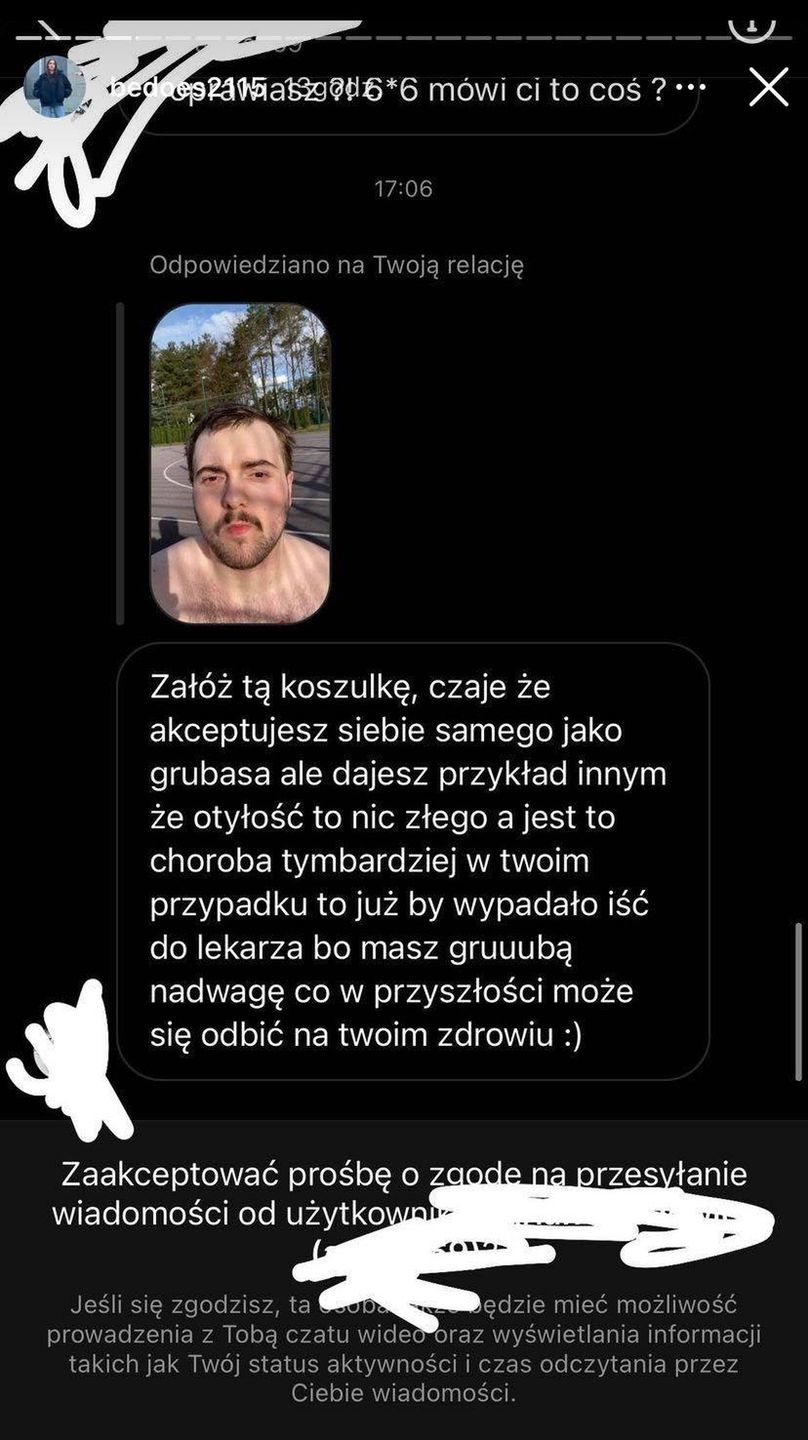 Bedoes rozprawia się z męskim bodyshamingiem