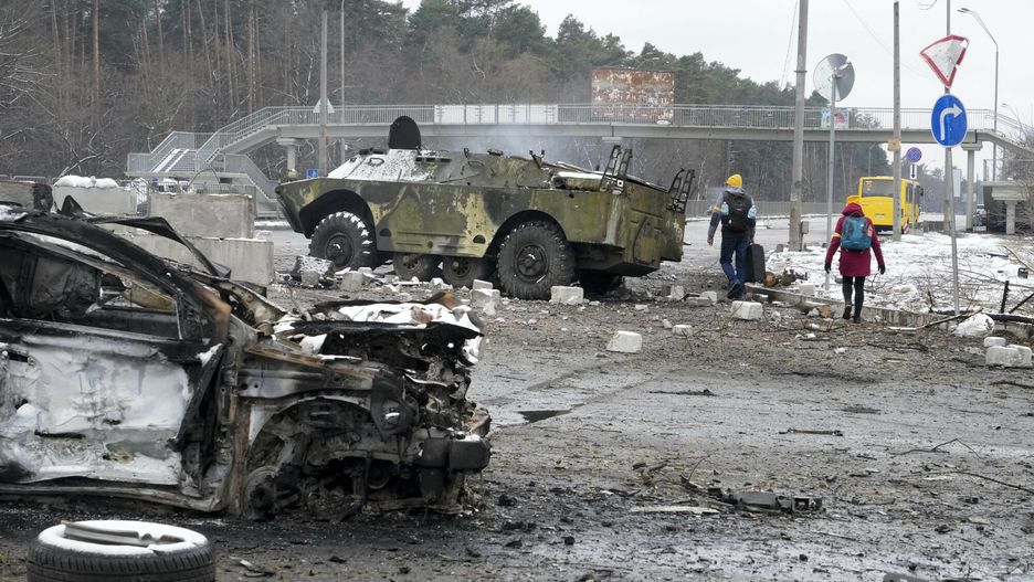 Miasto Browary w Ukrainie, marzec 2022 r.