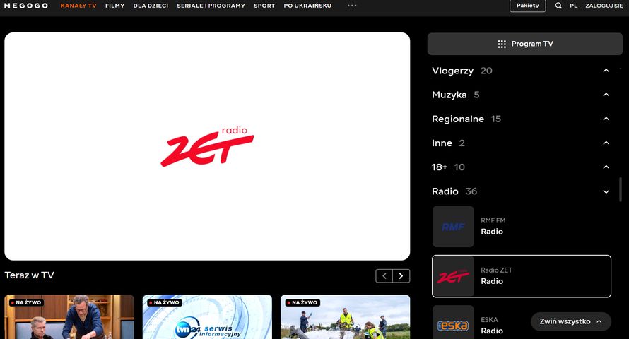 Serwis streamingowy Megogo poszerzył ofertę muzyczną. 15 stacji tematycznych