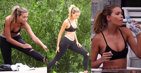 Sandra Kubicka pokazuje ciało nad Wisłą. Seksowna?
