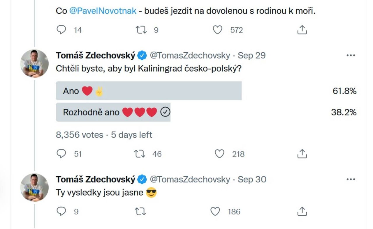 Żartobliwe "referendum" w sprawie polsko-czeskiej "aneksji" Kaliningradu