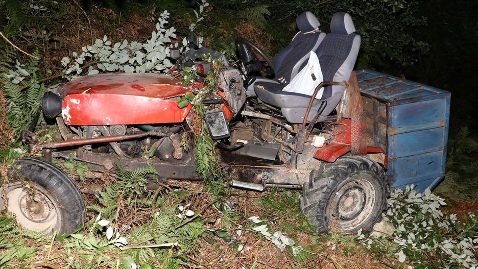 Wypadek traktorzysty