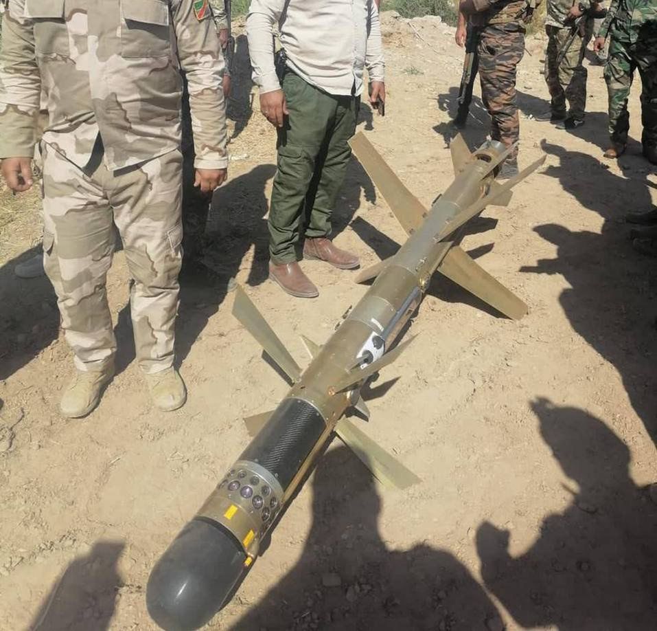 One of Iran's mysterious missiles found in Iraq.