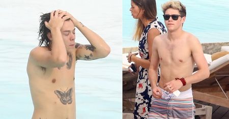 One Direction BEZ KOSZULEK na basenie! (ZDJĘCIA)
