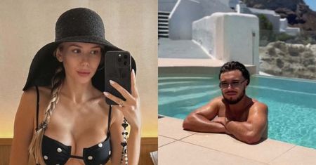 Narzeczona Leona Myszkowskiego eksponuje NOWY BIUST na urlopie z ukochanym (FOTO)
