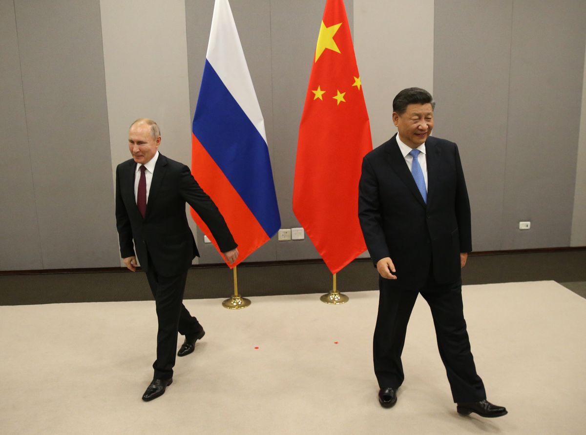 Prezydenci Rosji i Chin