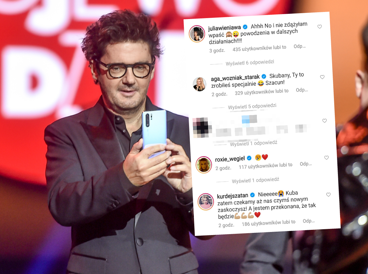 Kuba Wojewódzki wywołał burzę swoim wpisem o zakończeniu programu 