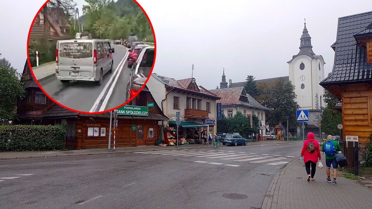 Nagrali popisy taksówkarza z Podhala. Nie ma się czym chwalić