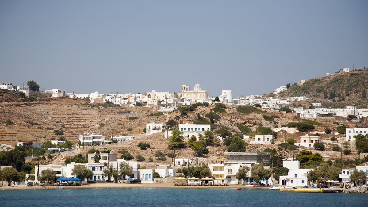 Chorio Village
Chorio Village. Kimolos Island. Cyclades Islands. Greece. Europe Paese di Chorio . Isola di Kimolos. Isole Cicladi. Grecia Europa. (Photo by: Giulio Andreini/UCG/Universal Images Group via Getty Images)
UCG
aegean, chorio, coast, cyclades, geography, greek, islands, kimolos, landscape, panorama, scenery, scenic, traditional, view, villages