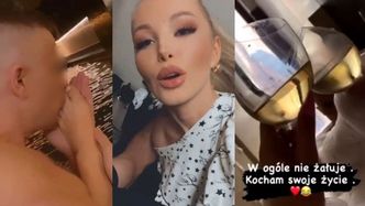 Roksana Gąska imprezuje w hotelu z NOWYM UKOCHANYM: wspólna kąpiel, szampan i całowanie stóp (ZDJĘCIA)