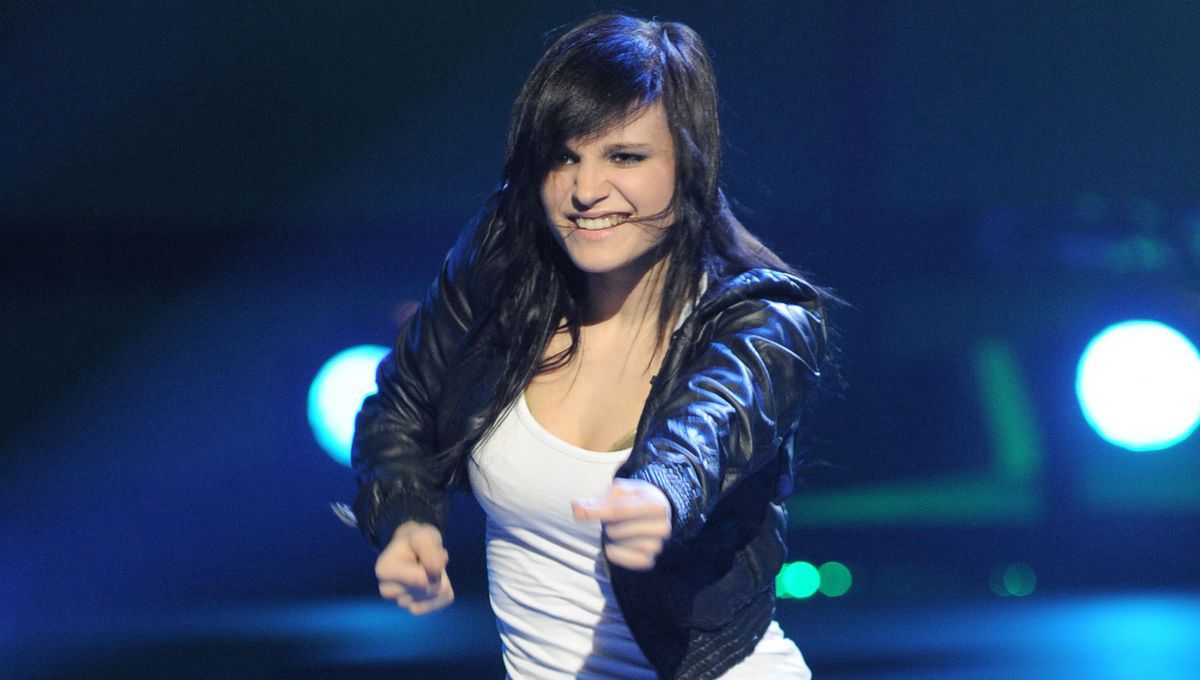 Ilona Bekier na scenie programu "You can dance"