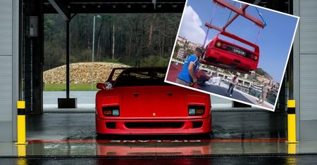 Wstawiłeś sobie McLarena do mieszkania? Właściciel F40 właśnie to pobił