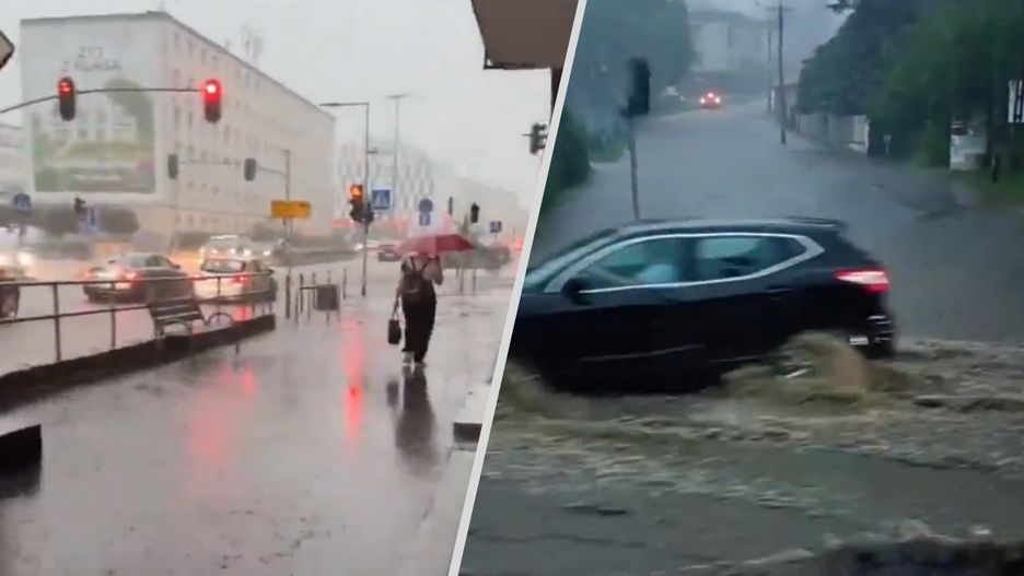 Podtopienia w Gdyni po burzach