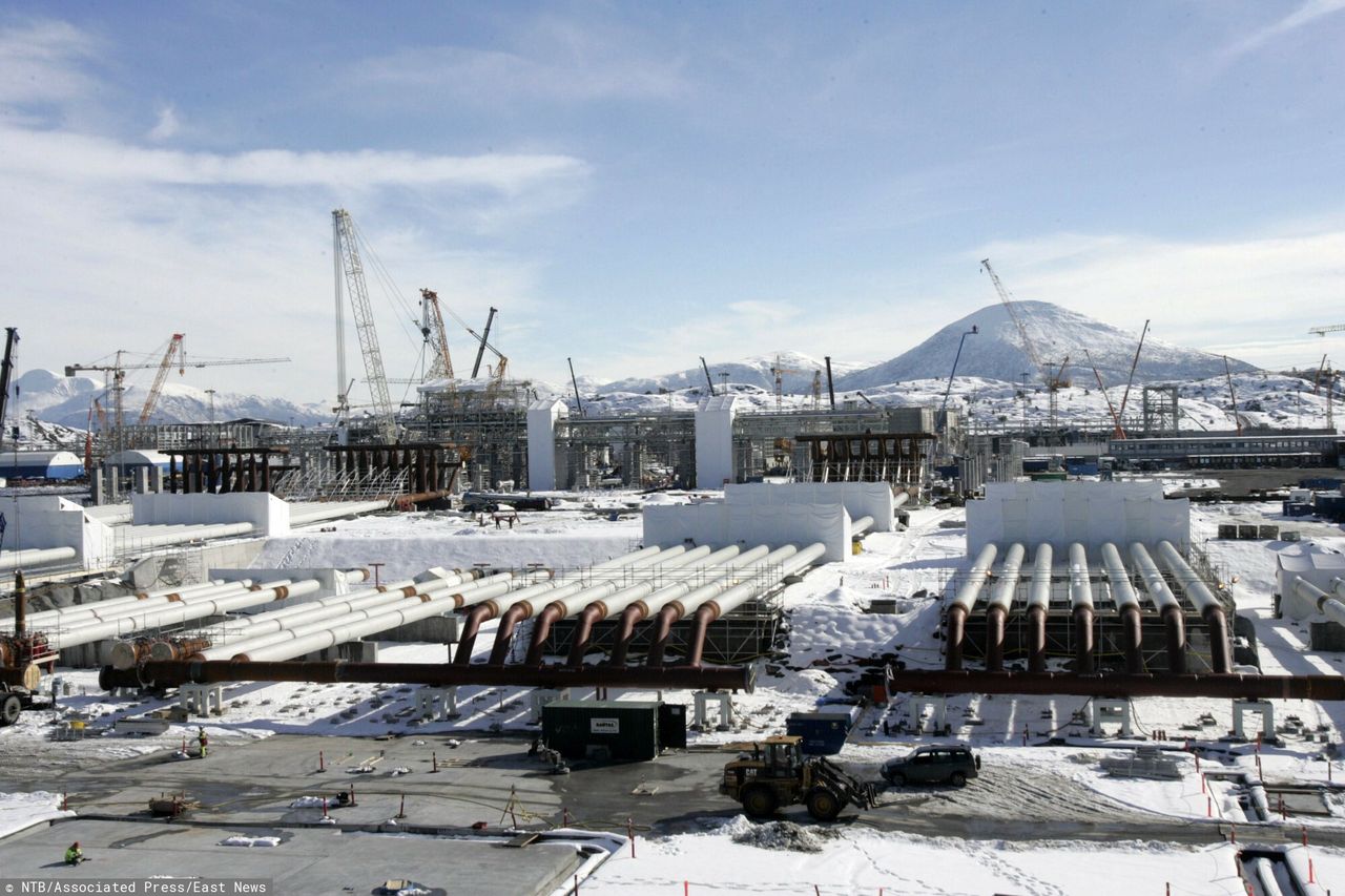 Terminal gazowy Ormen Lange w gminie Aukra w Norwegii