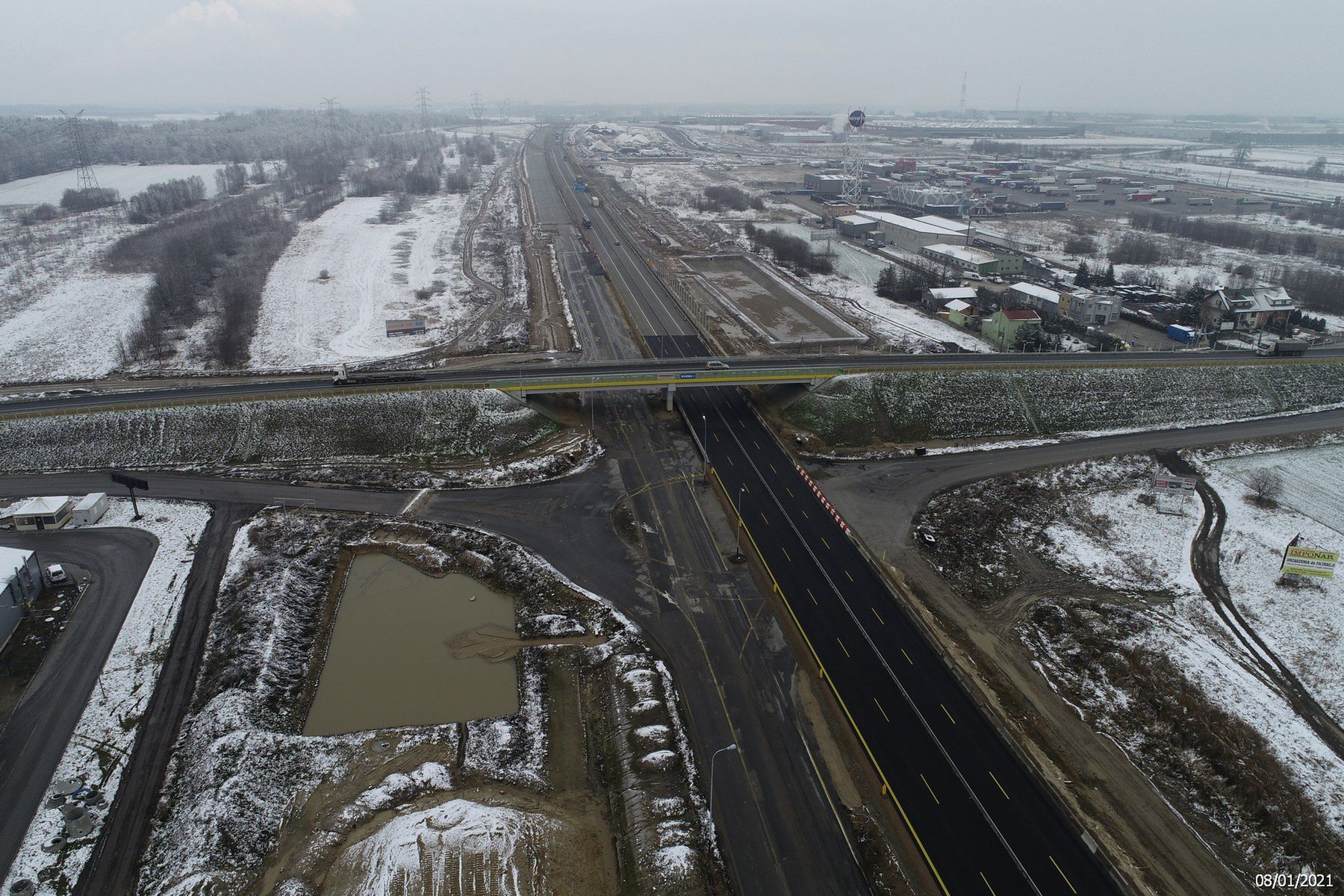 Budowa autostrady A1 Kamieńsk-Radomsko, stan po 28 miesiącach