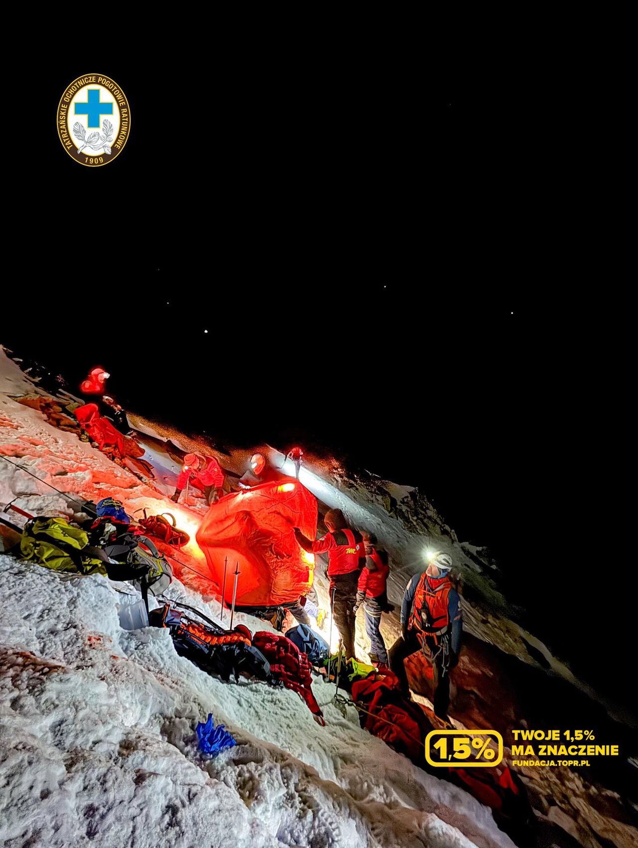 Dramatyczna akcja TOPR na Kozim Wierchu. Turystka spadła z dużej wysokości