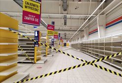 Tesco w Warszawie już prawie puste. Sklep do likwidacji