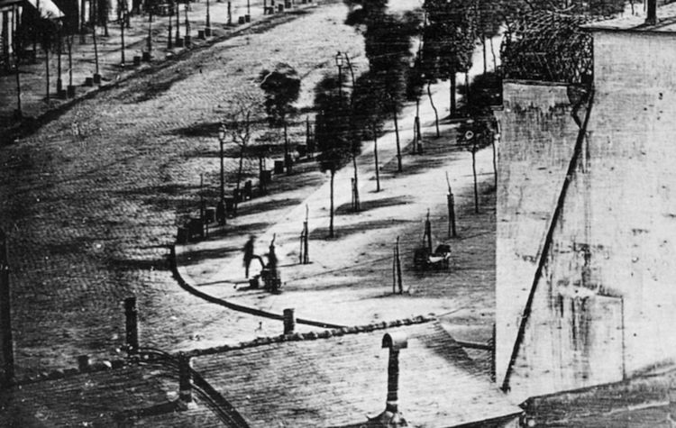 Najstarsza fotografia Paryża jest również pierwszym w historii zdjęciem, na którym widać ludzi 2
