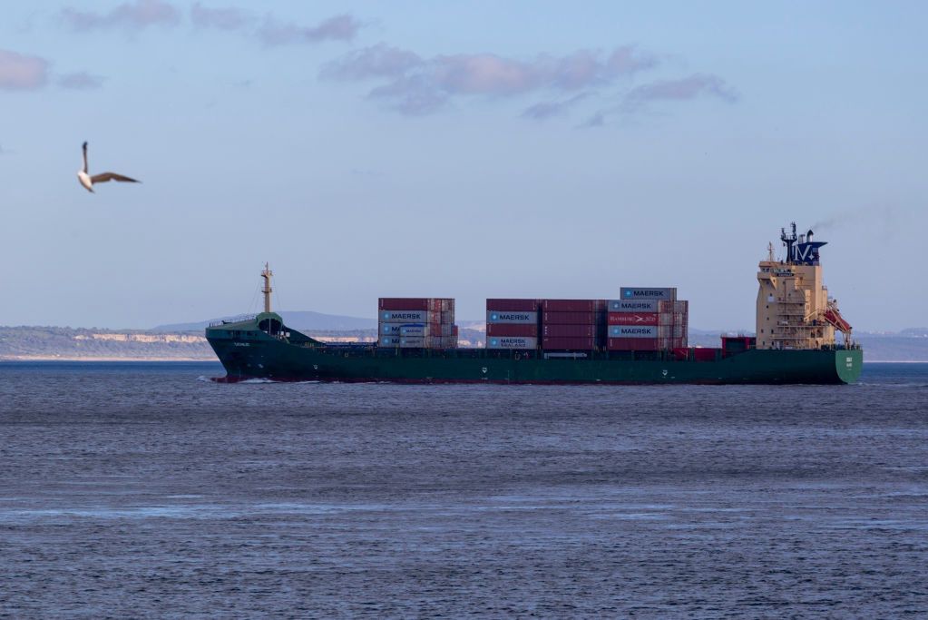 A damaged Russian cargo ship with explosive material heading to Malta