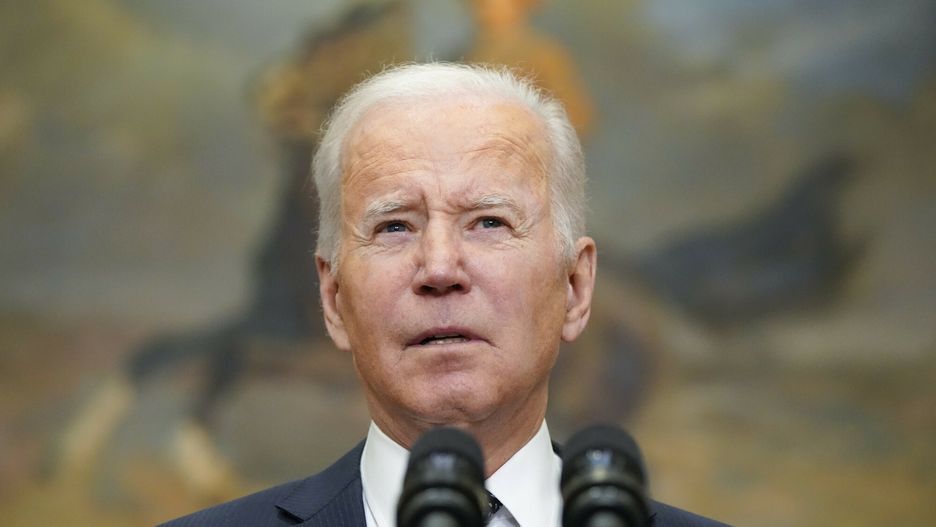 TemporaryPresident Joe Biden speaks about Ukraine in the Roosevelt Room of the White House, Friday, Feb. 18, 2022, in Washington. (AP Photo/Alex Brandon)AP