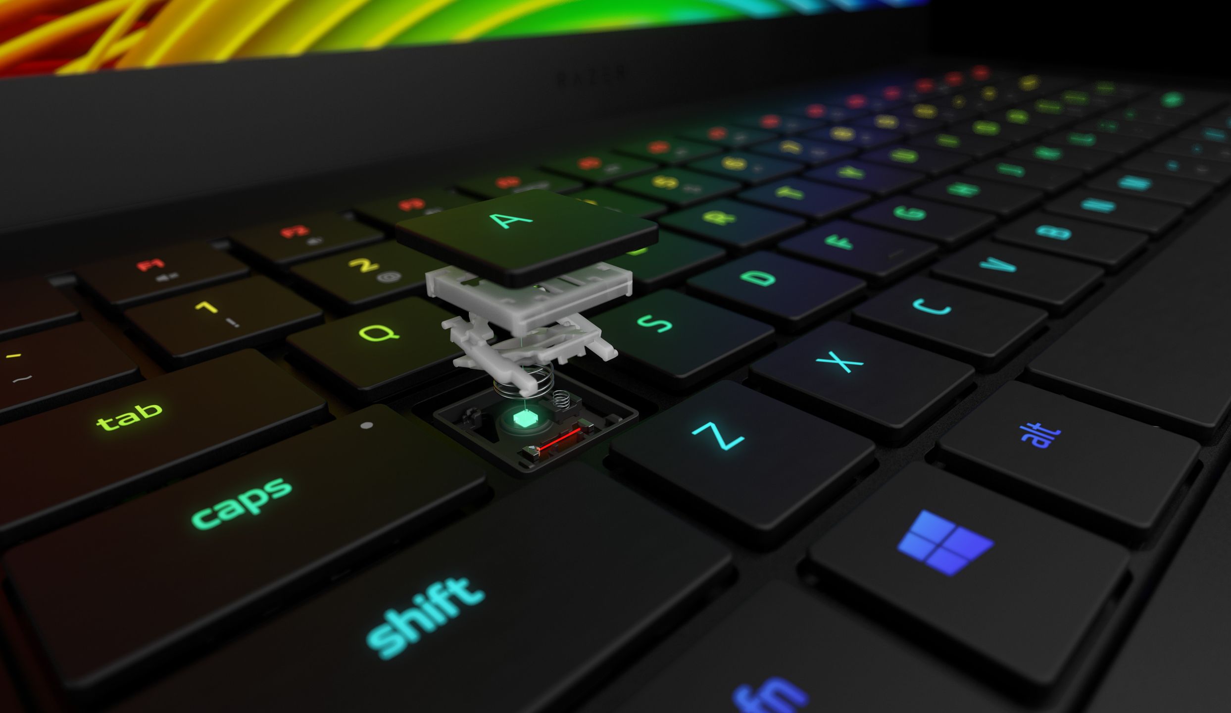 Razer Blade 15 Advanced i pierwsza na świecie klawiatura z optycznymi przełącznikami w laptopie 1