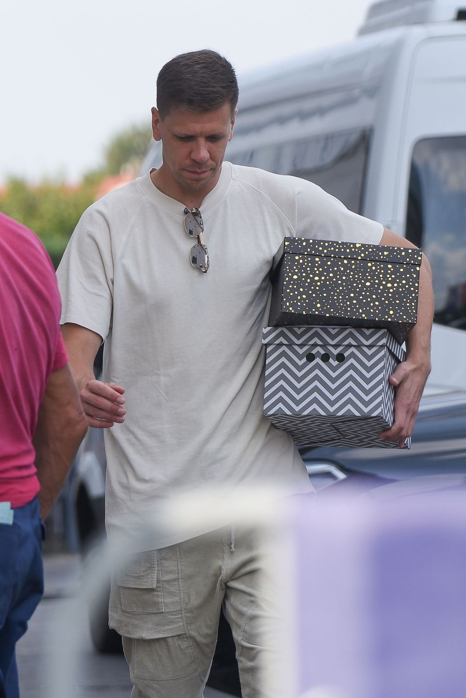 Wojciech Szczęsny z rodziną