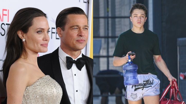 Knox Jolie-Pitt wraca z treningu