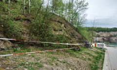 Ostrzeżenie dla mieszkańców Krakowa. Aktywne osuwisko w Parku Zakrzówek