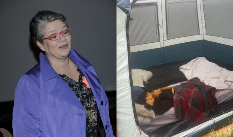 Dorota Zawadzka tłumaczy, dlaczego żyje w namiocie