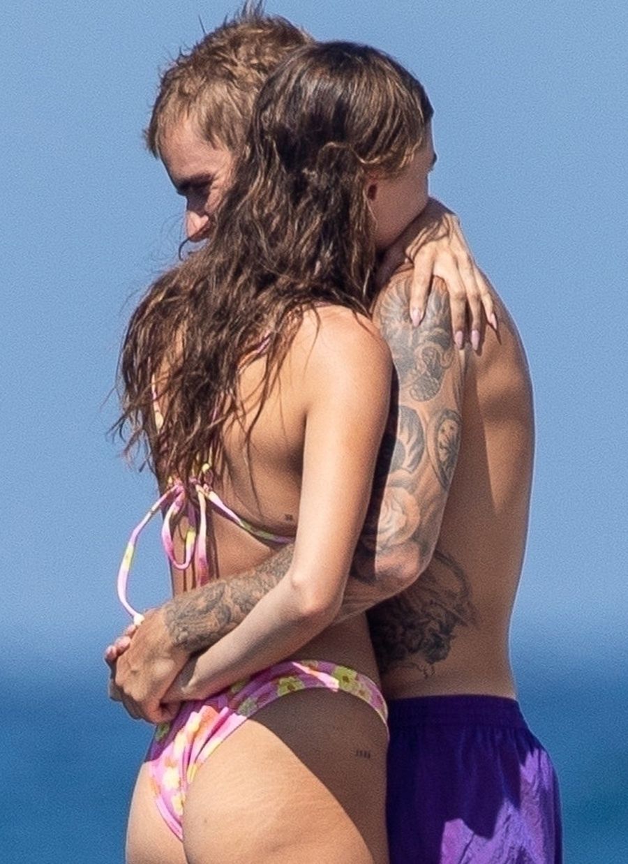Justin Bieber i Hailey Bieber na jachcie 