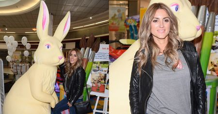 Szostak, Kaczorowska i Halejcio wyczekują Wielkanocy na ściance w Tesco (ZDJĘCIA)