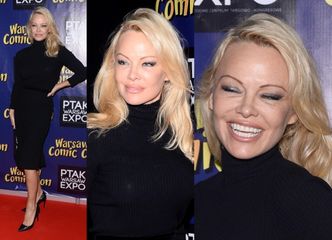 Naciągnięta twarz Pameli Anderson świętuje Comic Con w Nadarzynie (ZDJĘCIA)