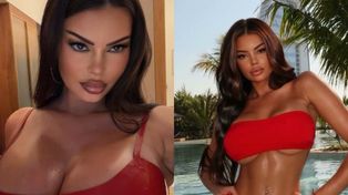 Justyna Gradek pręży się w krwistoczerwonym BIKINI i odsłania swoje podrasowane SKALPELEM kształty (FOTO)