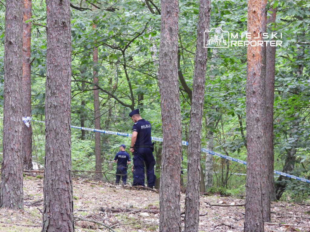 Białołęka: Tajemnicza akcja w lesie obok Oczyszczalni Czajka. Na miejscu interweniowało wiele załóg policji. Teren został odgrodzony