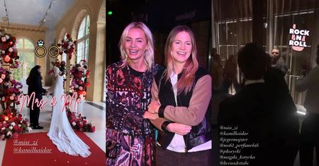 Agnieszka Woźniak-Starak relacjonuje "skromne" wesele Zofii Ślotały i Kamila Haidara (ZDJĘCIA)