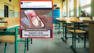 Wypadek w szkole w Będzinie. 7-latka uderzyła twarzą w ławkę. "Byłam w szoku"