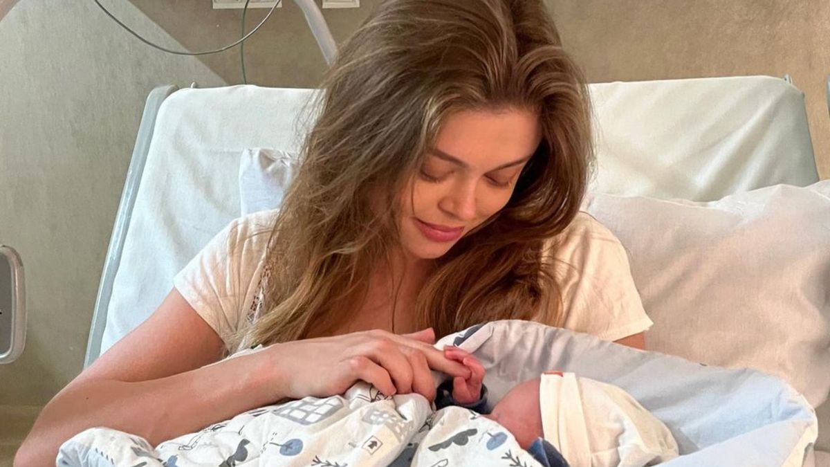 Joanna Opozda z synkiem Vincentem 