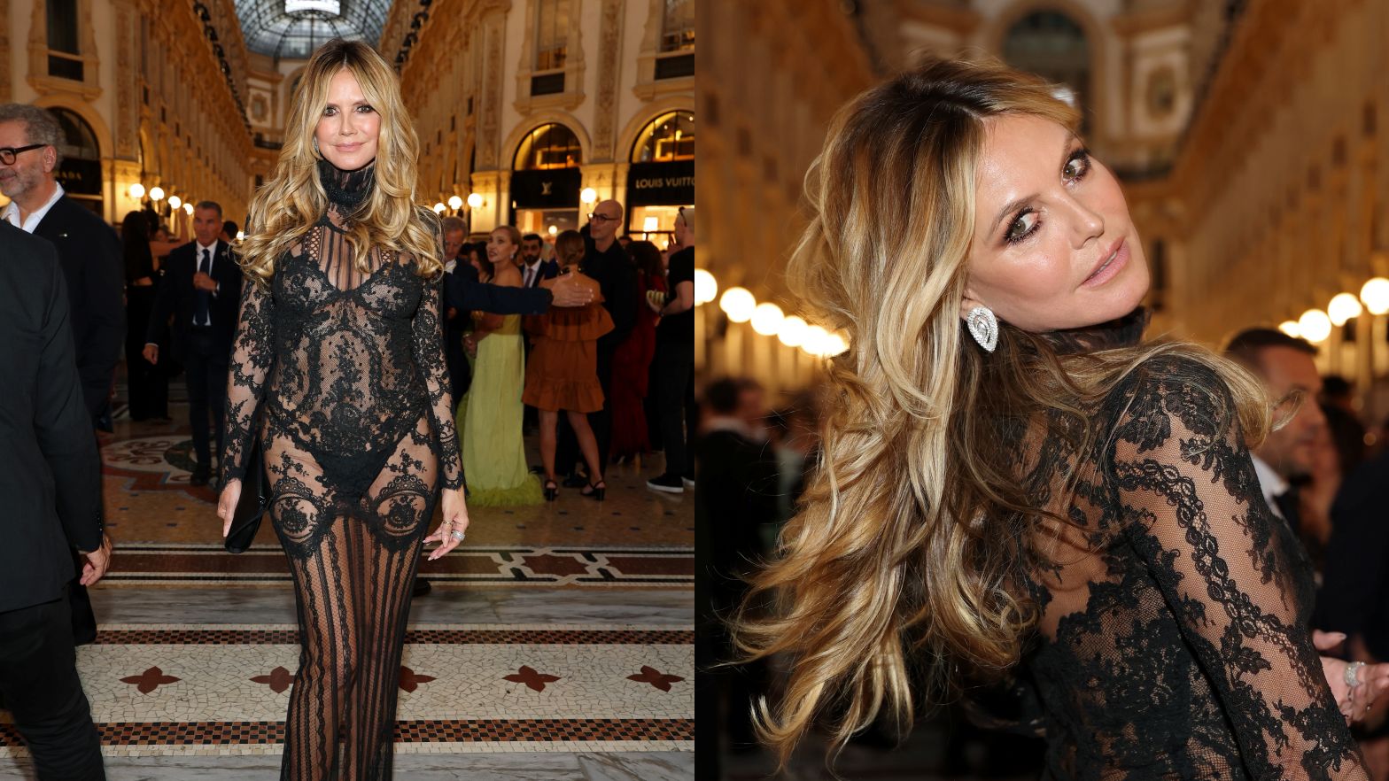 Heidi Klum w Mediolanie